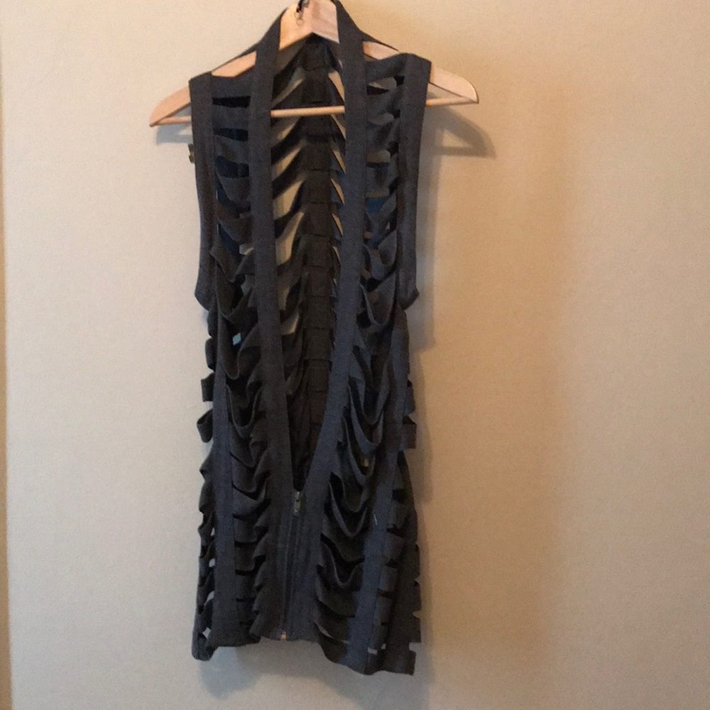 Everything $10!  Artsy vest